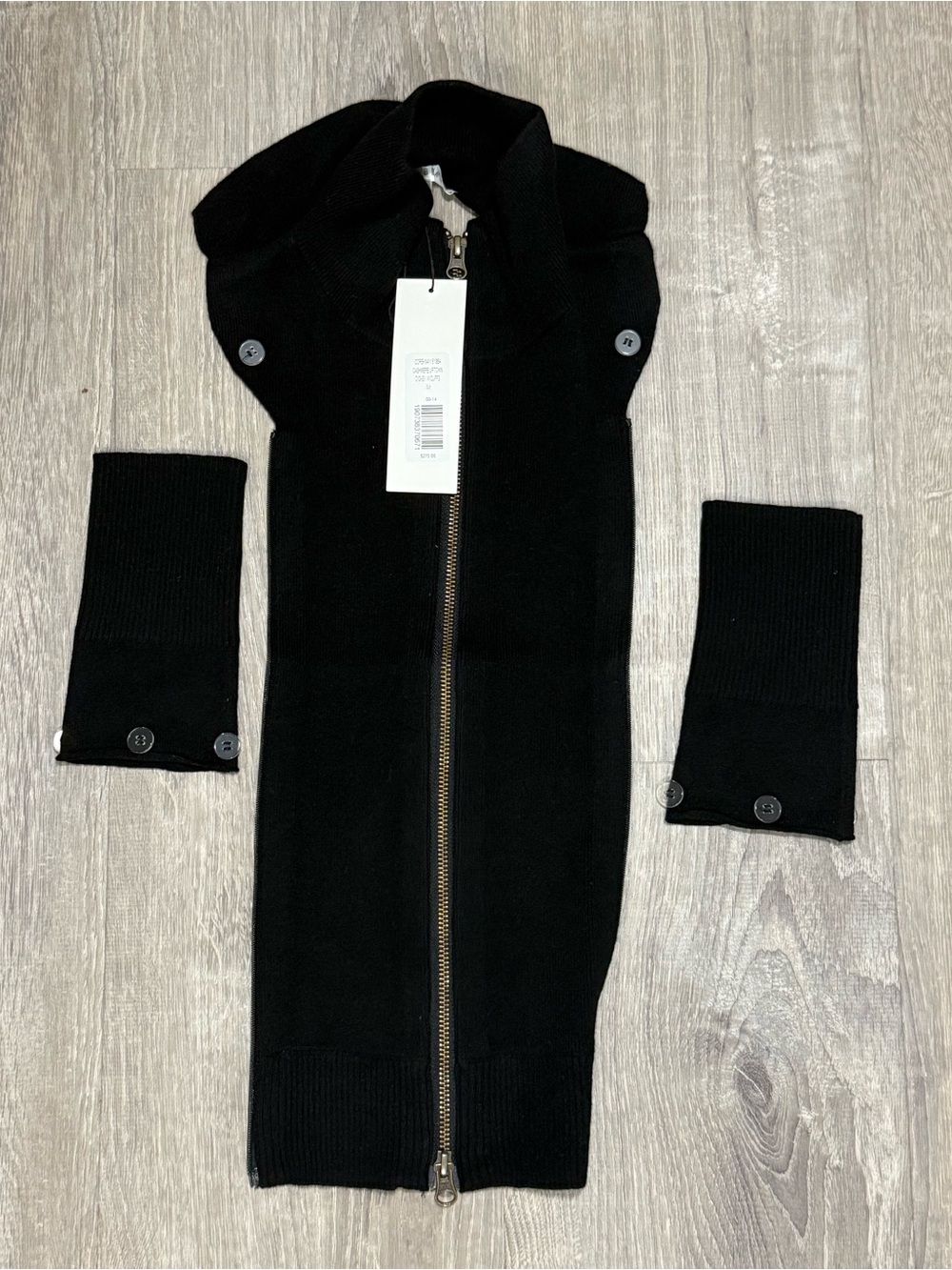 Veronica beard cashmere uptown Dickey insert w/ cuffs for blazer jackets